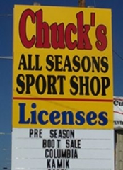 Chuck's All Seasons Sport Shop