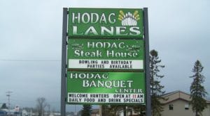 Hodag Lanes, Steak House, & Banquet Center - Rhinelander, Wisconsin