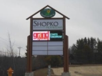 LED Sign Shopko Hometown Plaza - Tomahawk, Wisconsin